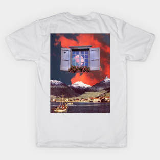 Outside My Window - Surreal/Collage Art T-Shirt